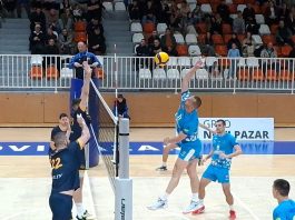 Odbojkaši Jedinstva slave pobedu nad Novim Pazarom u plej-autu