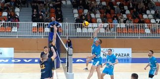 Plej-aut za Superligu: Jedinstvo dobilo Novi Pazar 3:1 Odbojkaši Jedinstva slave pobedu nad Novim Pazarom u plej-autu