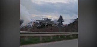 Ponovo gori deponija Goveđak u Sjenici Gust dim i plamen iz pravca deponije Goveđak u Sjenici