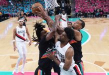 Portland i Filadelfija napravili brejk, Lejkersi poveli 2:0 protiv Hjustona Košarkaši Portlanda slave brejk u plej-of seriji protiv San Antonija