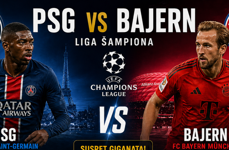 PSŽ i Bajern u borbi za finale Lige šampiona na stadionu u Parizu