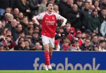 Rajs: Arsenal je spreman za test protiv Mančester sitija Deklan Rajs u dresu Arsenala govori pred duel sa Mančester sitijem