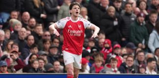 Rajs: Arsenal je spreman za test protiv Mančester sitija Deklan Rajs u dresu Arsenala govori pred duel sa Mančester sitijem