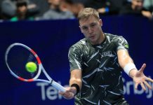 Rubljov zaustavio Međedovića u Barseloni Andrej Rubljov tokom meča protiv Hamada Međedovića u Barseloni