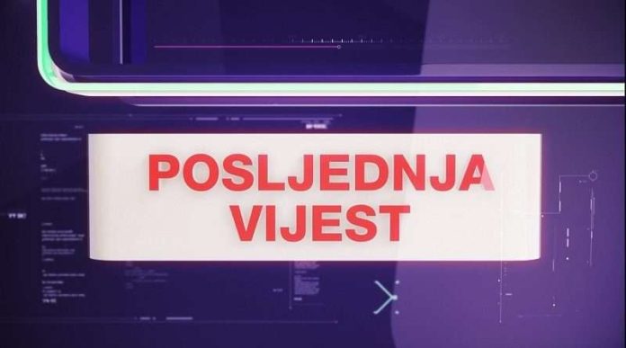 Policijska traka ispred škole u Sjenici nakon incidenta