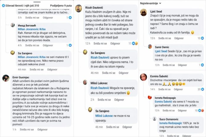 Policija i istražitelji nakon trostrukog ubistva u Podgorici