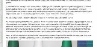 Sporni milioni, rokovi i nova zagonetka: šta se krije iza najave skupa u Frankfurtu Zastava Islamske zajednice u Srbiji i najava skupa sandžačke dijaspore u Frankfurtu