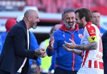 Stanković: Železničar je nezgodan protivnik, ali znamo cilj Dejan Stanković na konferenciji za medije tokom priprema za utakmicu u Pančevu