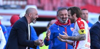 Stanković: Železničar je nezgodan protivnik, ali znamo cilj Dejan Stanković na konferenciji za medije tokom priprema za utakmicu u Pančevu