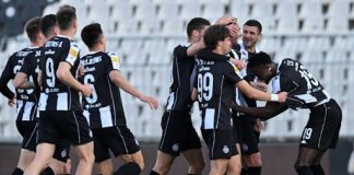 Super liga Srbije: Partizan u Novom Sadu, Zvezda gostuje Železničaru Fudbalski meč Super lige Srbije Partizan i Crvena zvezda u plej-ofu i plej-inu