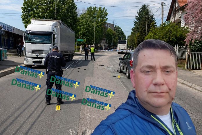 Kamion i put nakon saobraćajne nesreće kod Aranđelovca