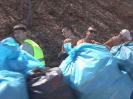 Građani Sjenice u akciji čišćenja Postrmca uklanjaju prikupljeno smeće