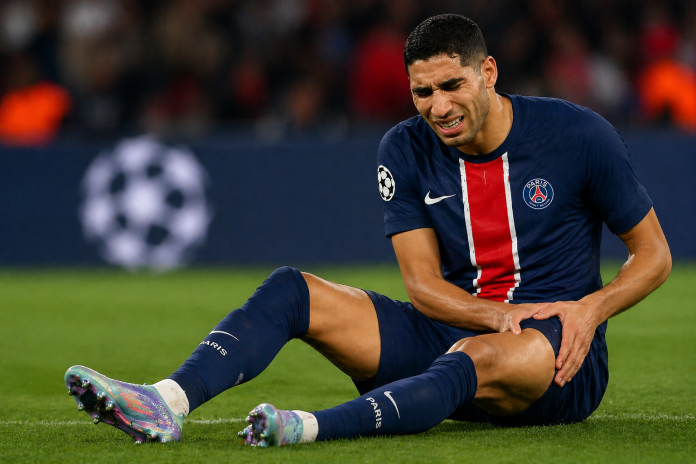 Ašraf Hakimi propušta revanš PSŽ protiv Bajerna zbog povrede desne butine