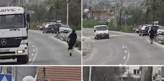 Uznemirujući snimak iz Novog Pazara: dve devojke na trotinetu, jedna vozi i drži telefon Električni trotinet na magistralnom putu u Novom Pazaru, uz mobilni telefon u toku vožnje
