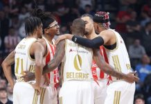 Zvezda izgubila od Barselone u plej-inu i završila Evroligu Košarkaši Crvene zvezde poraženi u plej-inu od Barselone 72:80