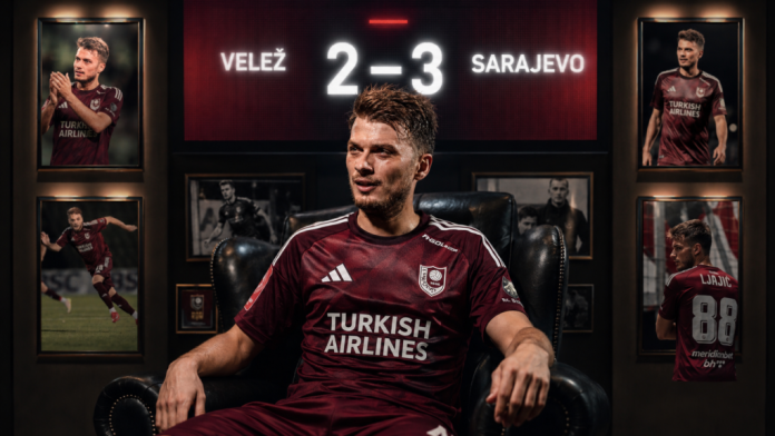 Adem Ljajić slavi gol protiv Veleža u Mostaru