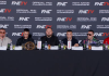 Arena gori pred FNC 31: Džoker zapretio snajperom, Vaso najavio haos Borci i organizatori na konferenciji pred FNC 31 u hotelu Zira, Beograd