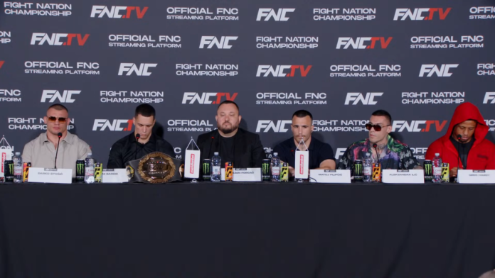 Borci i organizatori na konferenciji pred FNC 31 u hotelu Zira, Beograd