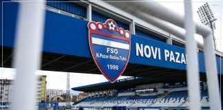 Izborna skupština FSO Novi Pazar–Raška–Tutin 12. maja: novi mandat i planovi za razvoj Zastava i logotip Fudbalskog saveza Novi Pazar–Raška–Tutin
