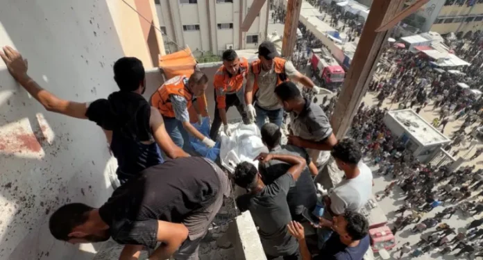 Palestinska zastava i simbolična scena bezbednosti na Zapadnoj obali