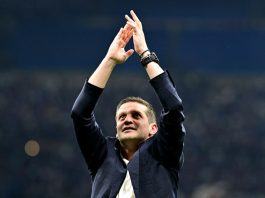 Kristijan Kivu slavi titulu Intera nakon pobede nad Parmom 2:0