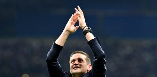 Kivu vratio Skudeto u Inter: titula tri kola pre kraja Kristijan Kivu slavi titulu Intera nakon pobede nad Parmom 2:0