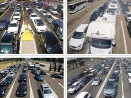 Kolona teretnih kamiona na graničnom prelazu sa Srbijom i višesatno čekanje
