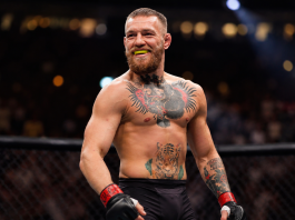Konor Mekgregor tokom borbe u UFC oktagonu