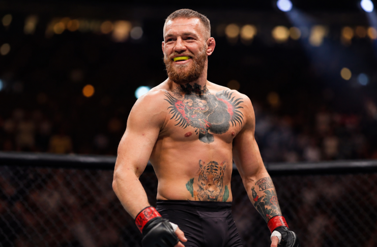 Konor Mekgregor tokom borbe u UFC oktagonu