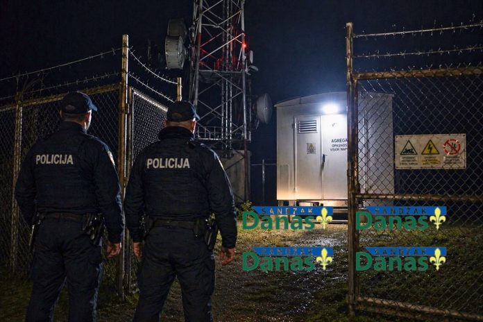 Policijska saobraćajna traka i službena istraga u Bijelom Polju
