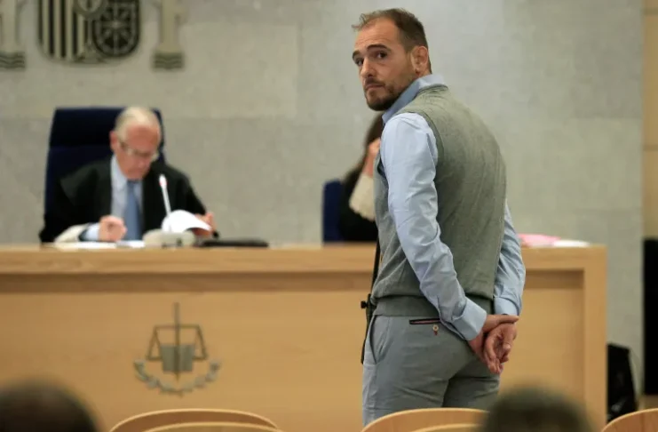 Luka Bojović na suđenju u Beogradu povodom optužbi za planiranje njegovog ubistva