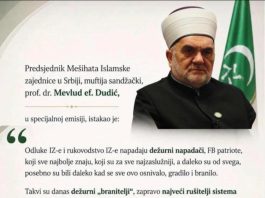 Muftija Mevlud ef. Dudić odgovara na medijske napade