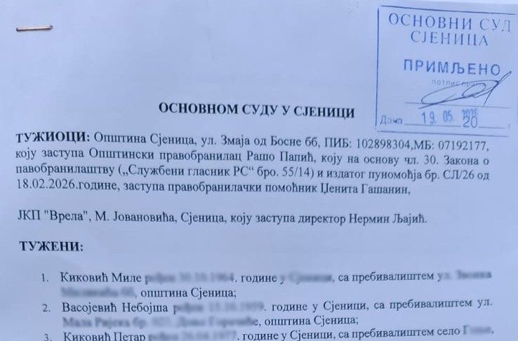 Sjenica: deponija Goveđak i blokada pristupa