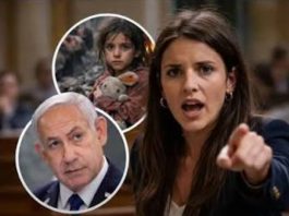 Irene Montero tokom govora u Evropskom parlamentu, uz kritike upućene EU