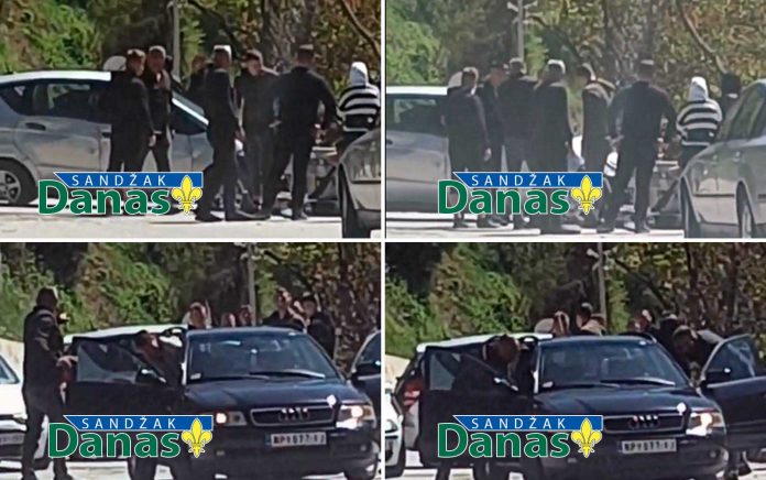 Snimak sa mjesta udesa kod Novog Pazara na magistralnom putu Novi Pazar – Tutin