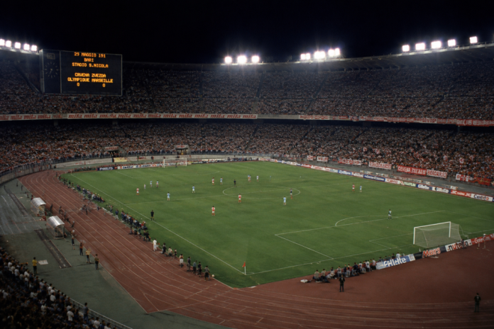 Crvena zvezda proslavlja titulu prvaka Evrope 1991. godine u Bariju