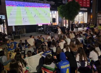 Bosna u 16/finalu protiv SAD, poznati parovi nokaut faze Navijači i teren na stadionu u SAD, pred utakmicu SAD i Bosne i Hercegovine u 16/finalu