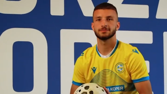 Filip Bačkulja tokom fudbalske utakmice