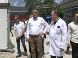 Gradonačelnik Novog Pazara sa saradnicima obišao radove na budućem Kliničkom centru