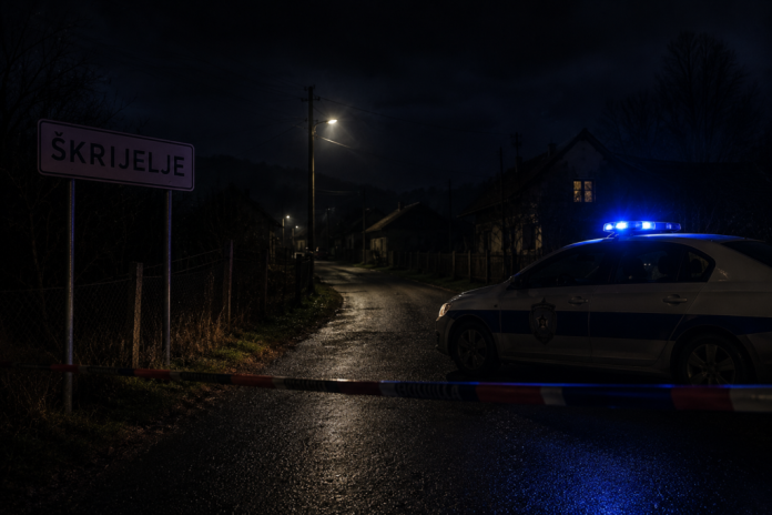 Policijska traka i uviđaj nakon tragedije u Škrijelju