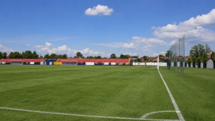 Fudbalski stadion i logo kluba u kontekstu odluka oko promocije u nižim rangovima
