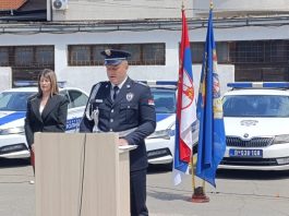 Načelnik Policijske uprave u Novom Pazaru Nermin Ljajić na obeležavanju Dana MUP-a i policije