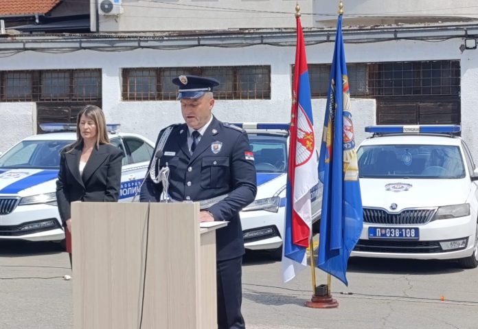 Načelnik Policijske uprave u Novom Pazaru Nermin Ljajić na obeležavanju Dana MUP-a i policije