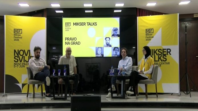 Panel diskusija na Mikser festivalu u Novom Pazaru o urbanističkom planu iz 1968. godine