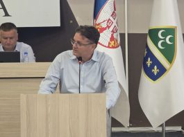 Zgrada Skupštine Novog Pazara i mapa urbanističkog plana