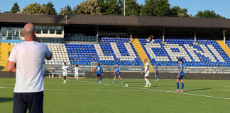 Novi Pazar poražen od Mladosti u prvoj proveri 3:1 Fudbaleri Novog Pazara tokom kontrolne utakmice protiv Mladosti iz Lučana
