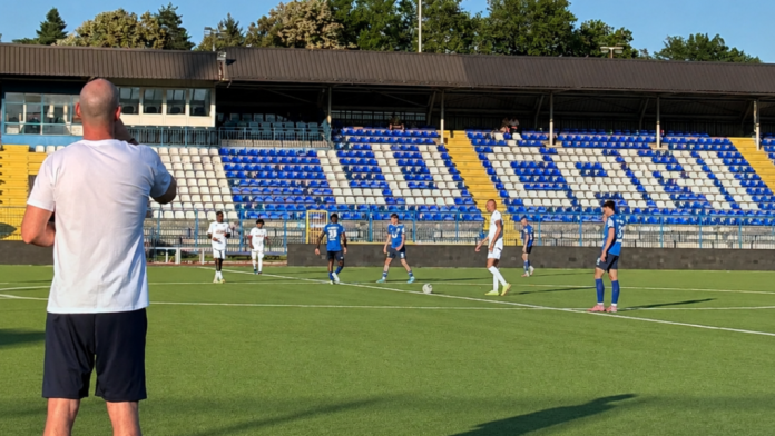 Fudbaleri Novog Pazara tokom kontrolne utakmice protiv Mladosti iz Lučana