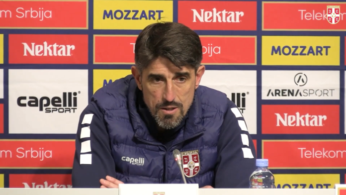 Selektor Veljko Paunović nakon prijateljske utakmice Srbije