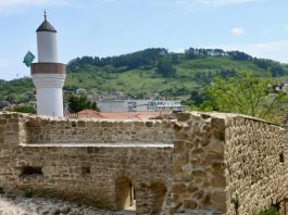 Radovi na Severnoj tabiji u Novom Pazaru, parterno uređenje iza kule Džephane i planirana rasveta