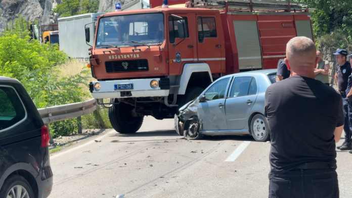 Saobraćajna nesreća na Ibarskoj magistrali kod Bara